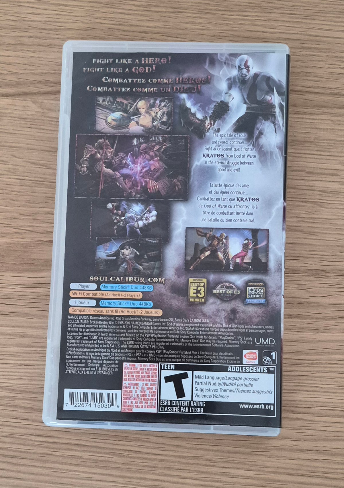 Soulcalibur Broken Destiny - PSP