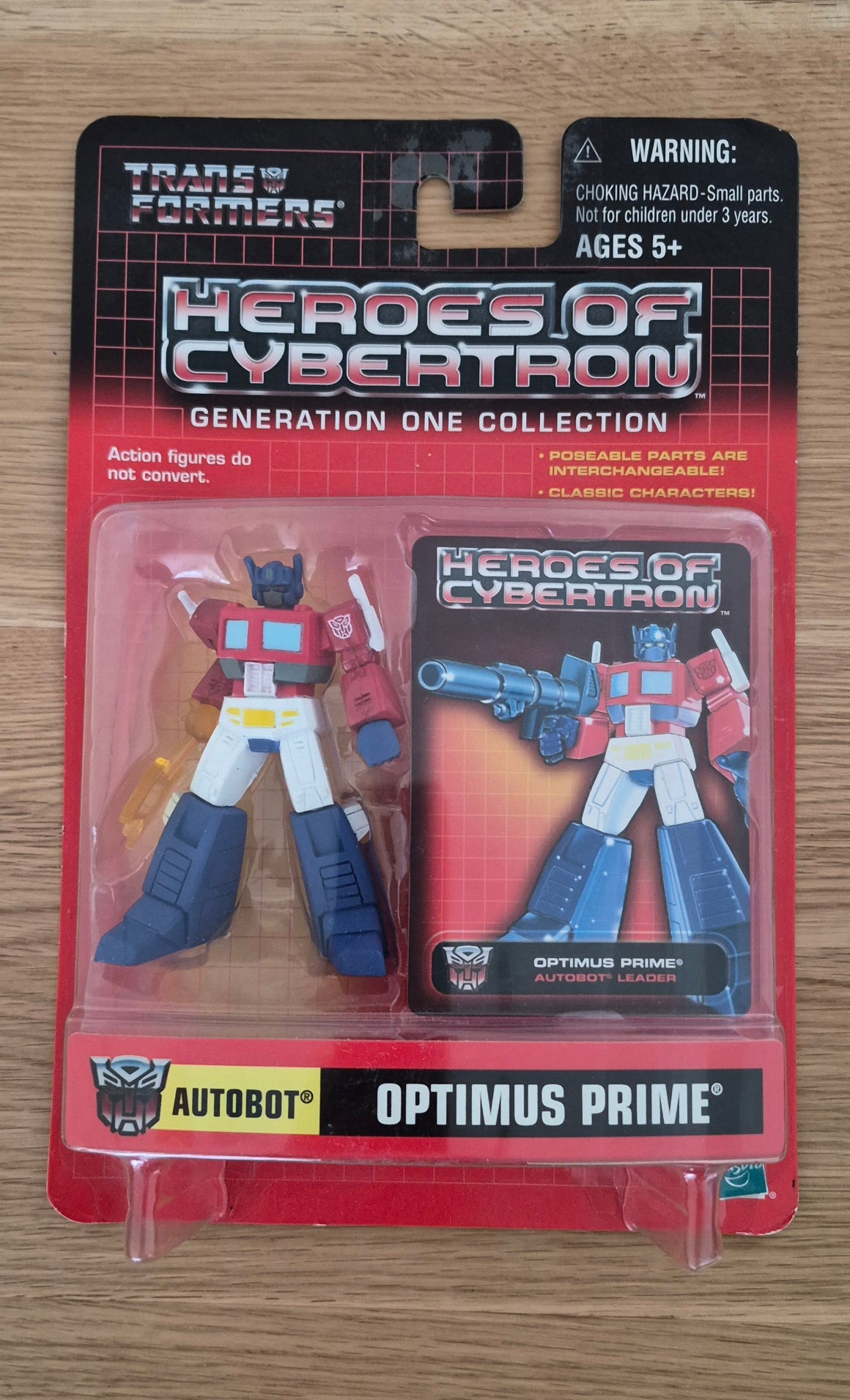 Optimus Prime Transformers Heroes of Cybertron Generation One Collection