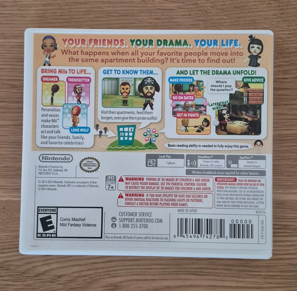 Tomodachi Life Your Friends, Your Drama, Your Life