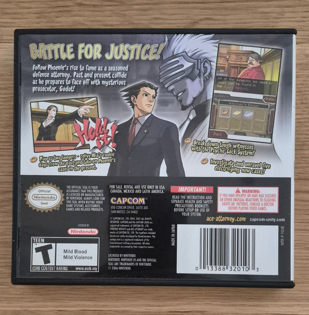 Ace Attorney Phoenix Wright Trials and Tribulations