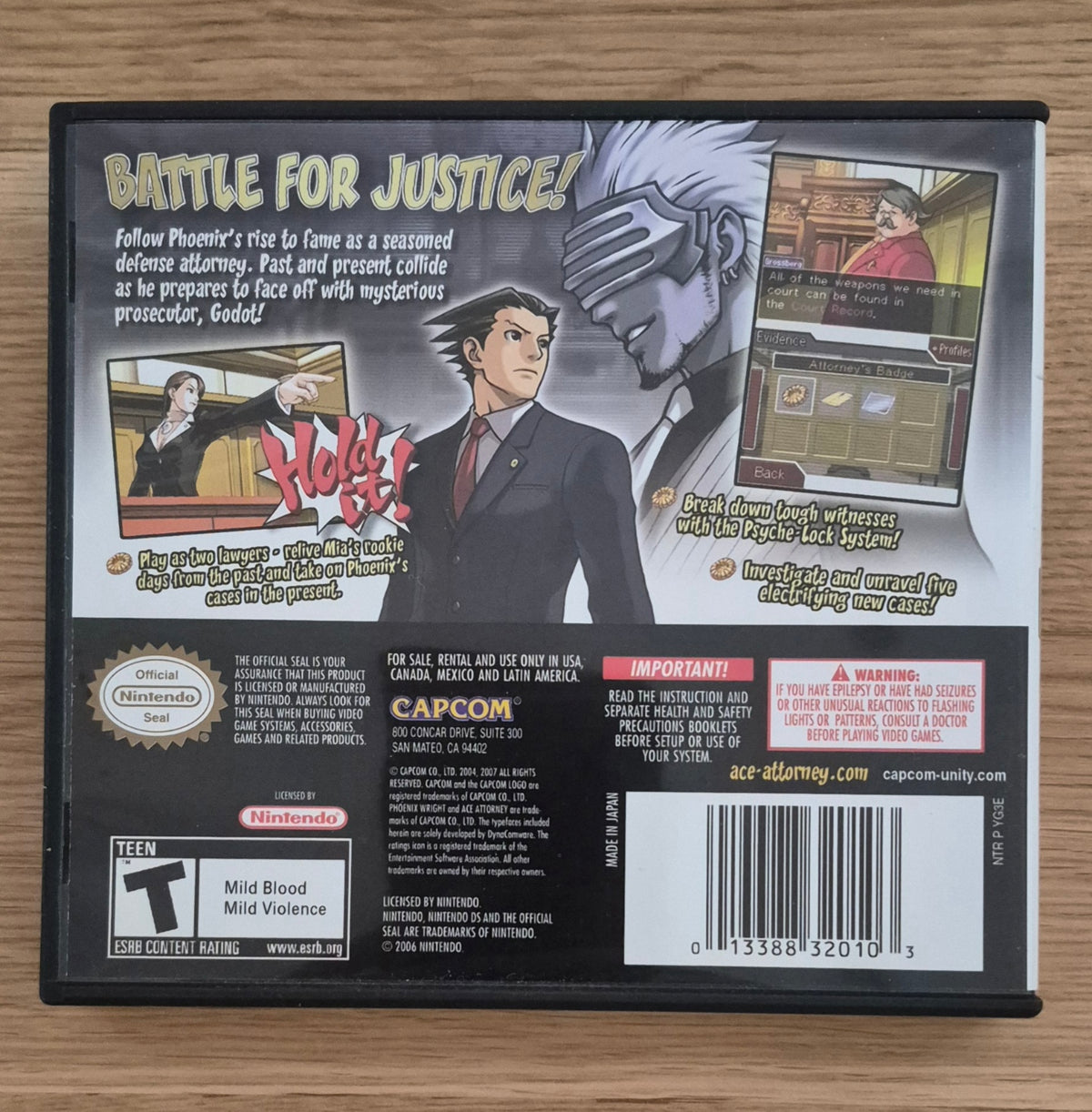 Ace Attorney Phoenix Wright Trials and Tribulations